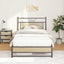 sengeramme 100x190 cm uden madras konstrueret træ sonoma-eg