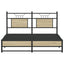 sengeramme 140x190 cm uden madras konstrueret træ sonoma-eg