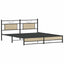 sengeramme 160x200 cm uden madras konstrueret træ sonoma-eg