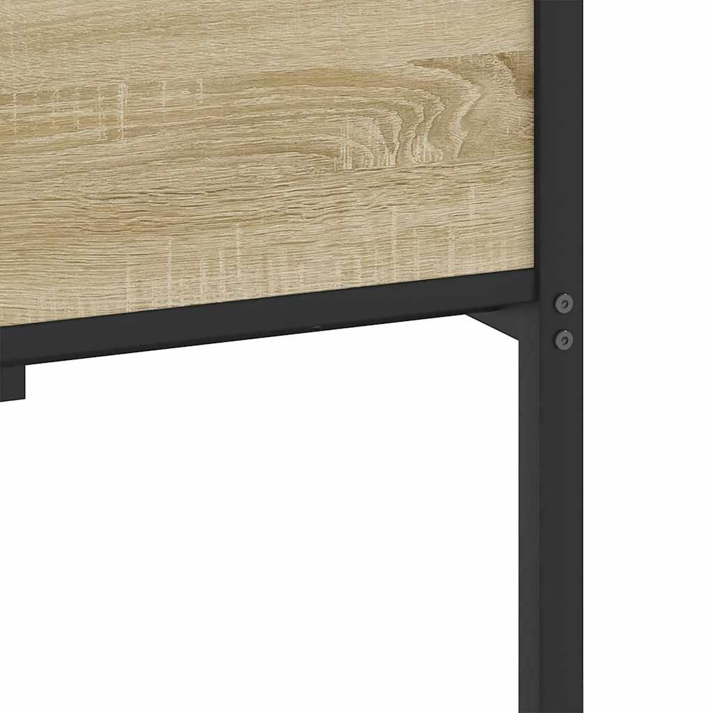 sengeramme uden madras 107x203 cm konstrueret træ sonoma-eg