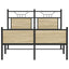 sengeramme 120x190 cm uden madras konstrueret træ sonoma-eg