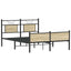 sengeramme 140x190 cm uden madras konstrueret træ sonoma-eg