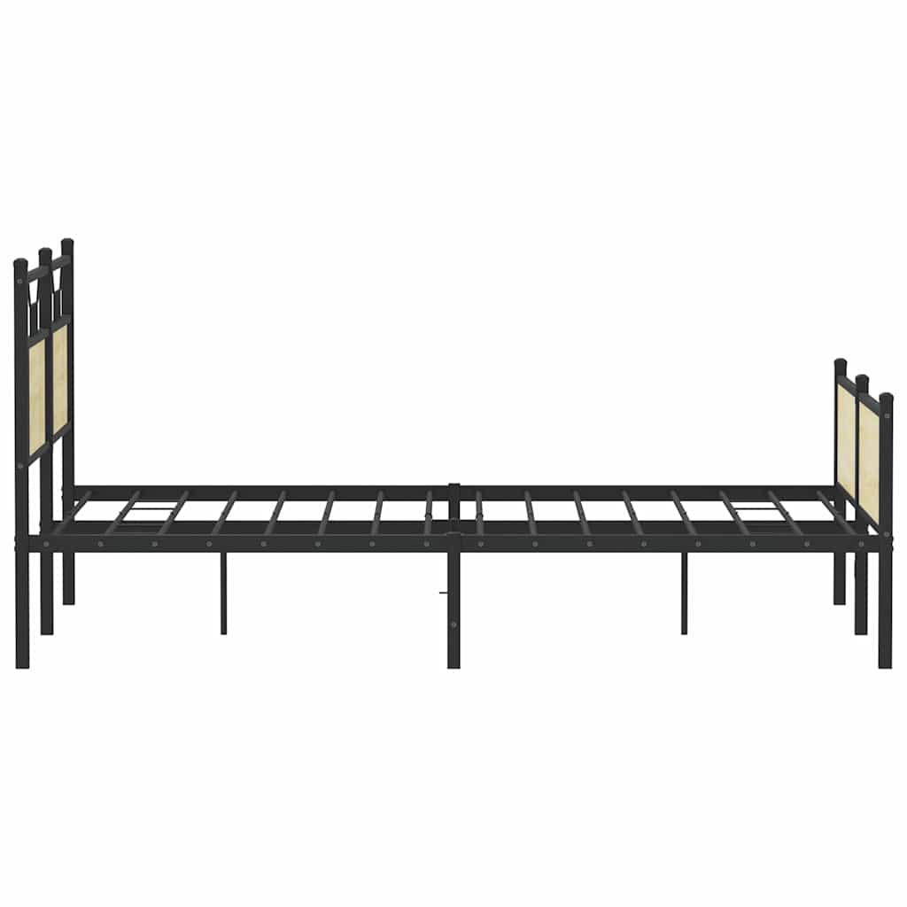 sengeramme 140x190 cm uden madras konstrueret træ sonoma-eg