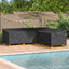 Møbelbetræk 270 x 270 x 80 cm 600D Oxford Stof L-form Vandtæt