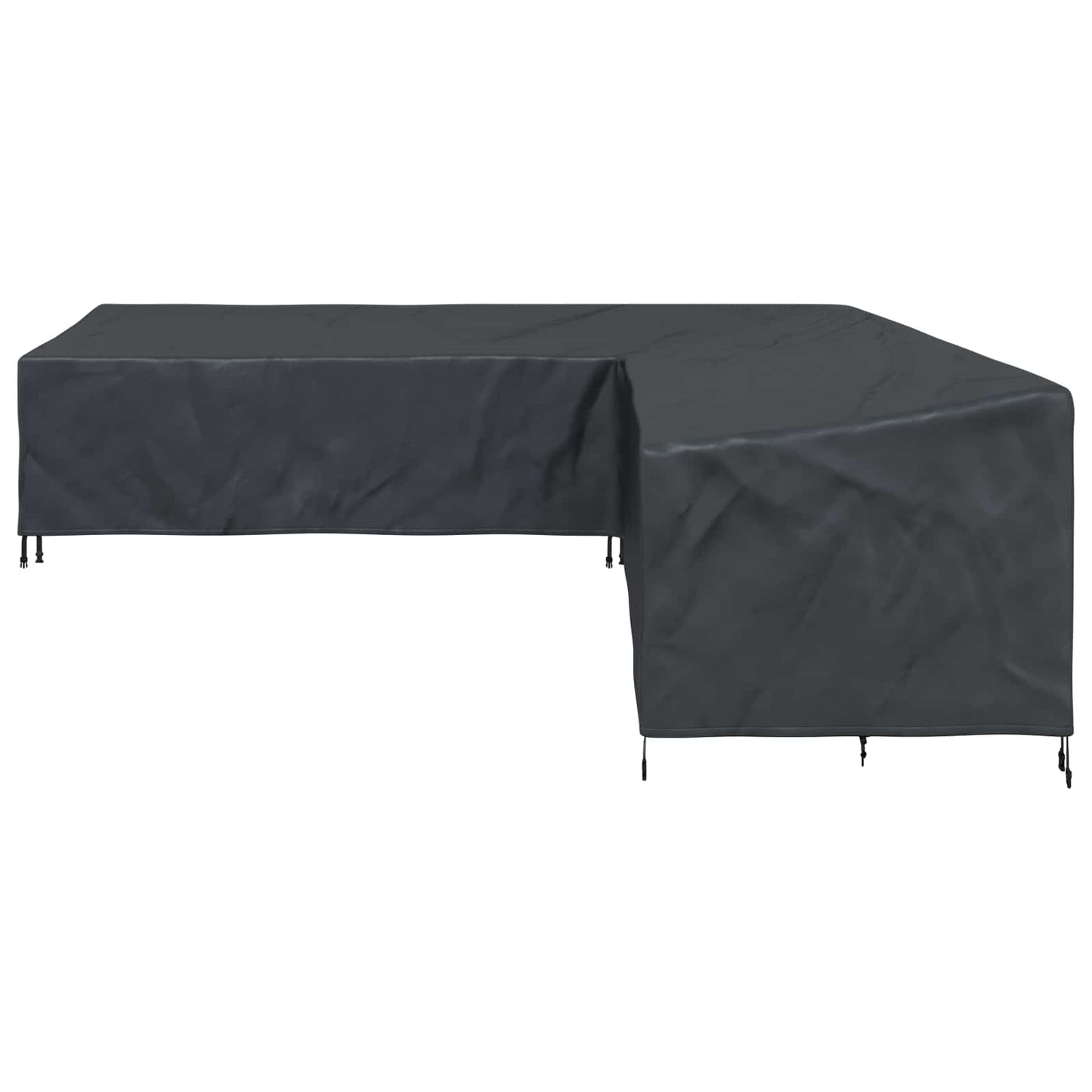 Møbelbetræk Sort 300 x 300 x 80 cm 210D Oxford Stof