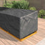 Møbelbetræk Sort 325 x 325 x 80 cm 420D Oxford Stof