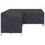 Møbelbetræk Sort 250 x 180 x 80 cm 420D Oxford Stof