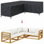 Møbelbetræk Sort 250 x 180 x 80 cm 420D Oxford Stof