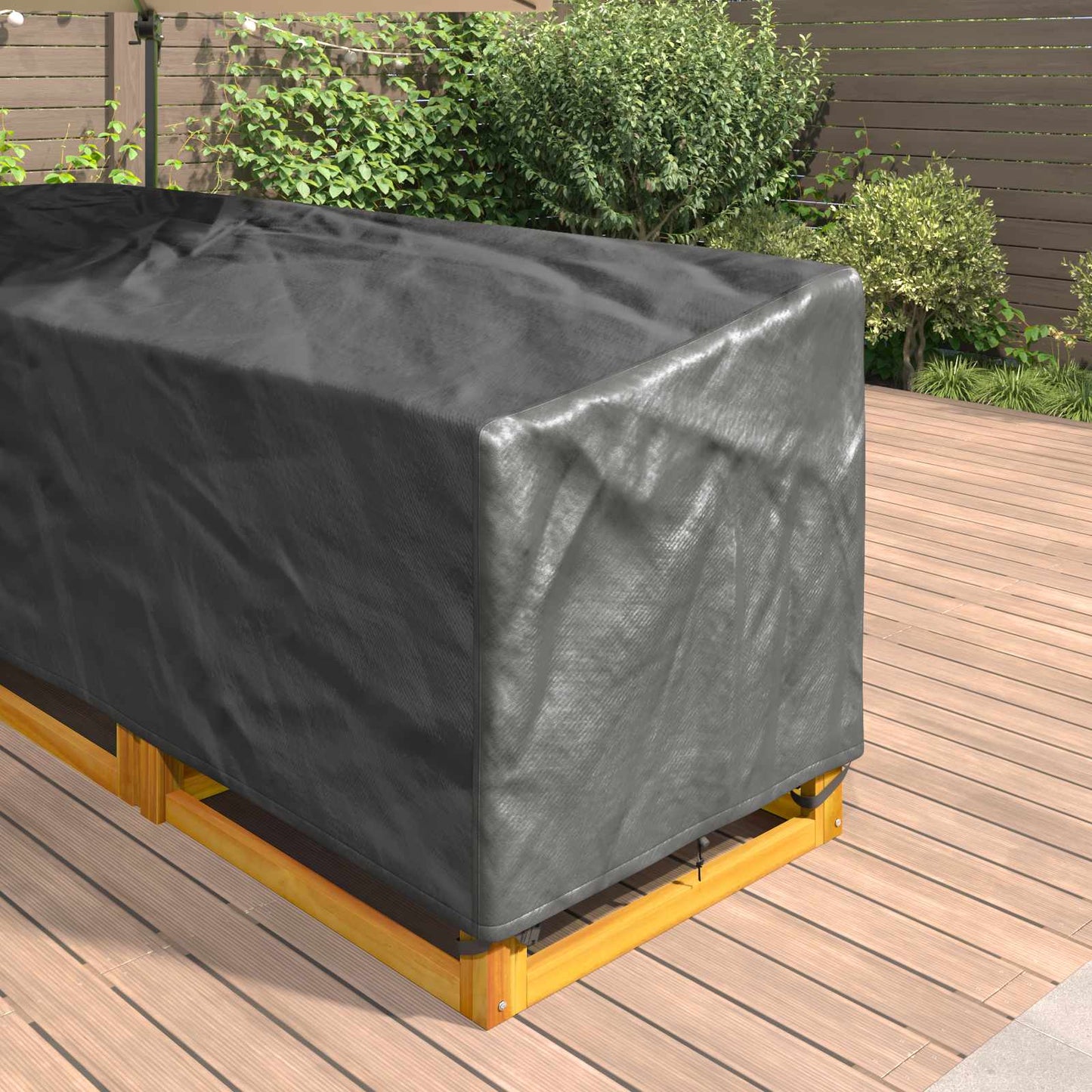 Møbelbetræk Sort 260 x 210 x 80 cm 210D Oxford Stof