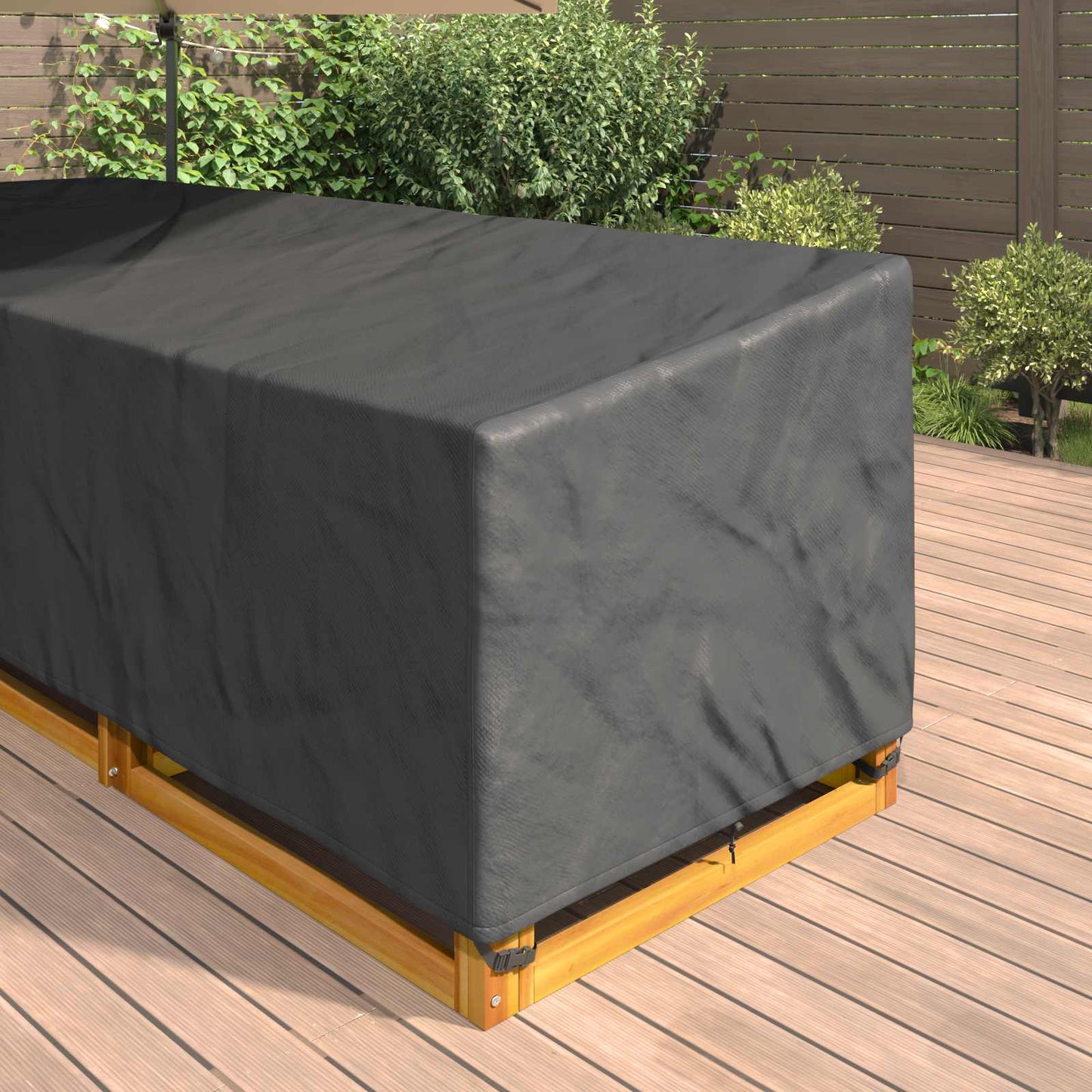 Møbelbetræk 355 x 275 x 80 cm 420D Oxford Stof L-form Vandtæt