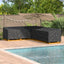 Møbelbetræk Sort 355 x 275 x 80 cm 420D Oxford Stof