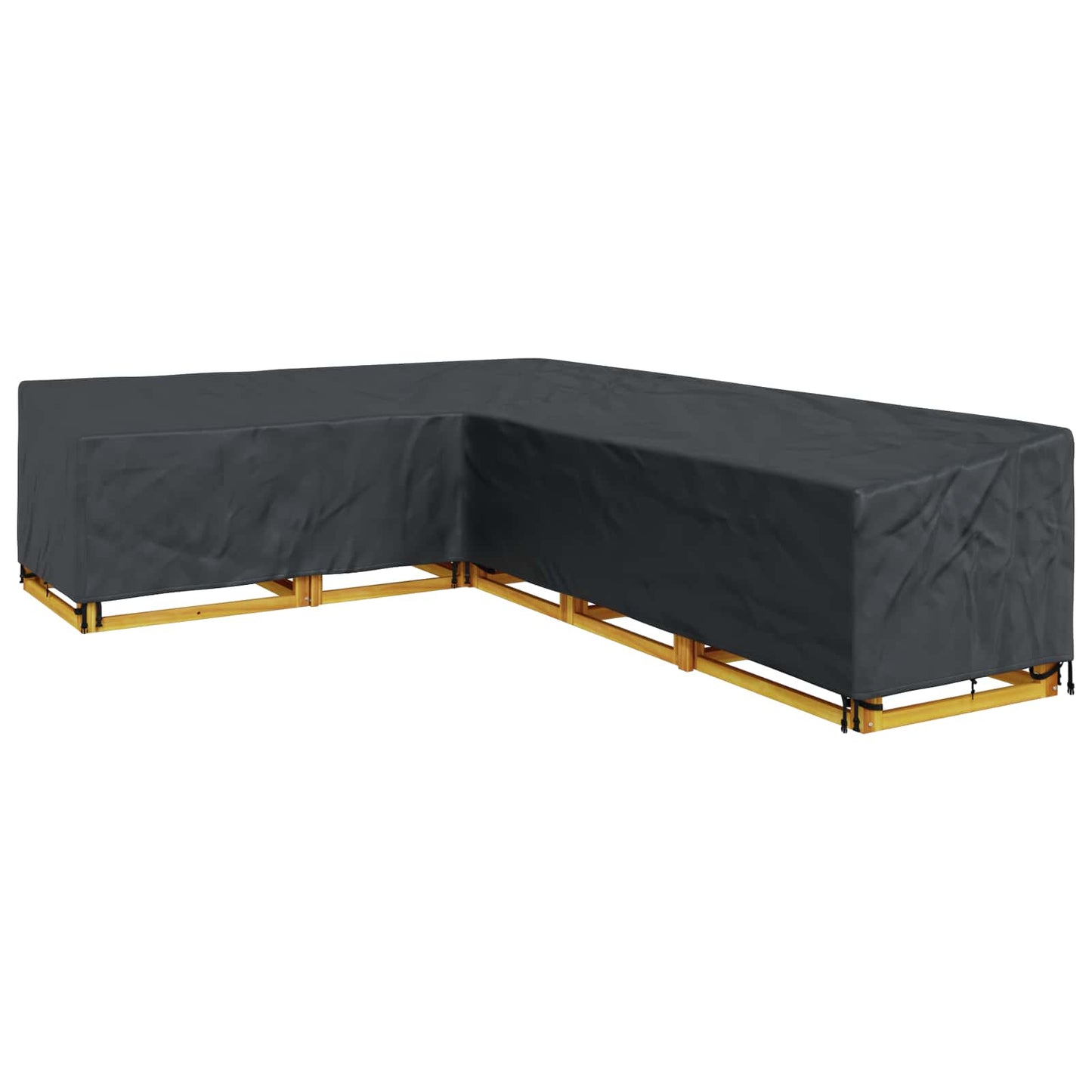 Møbelbetræk Sort 355 x 275 x 80 cm 420D Oxford Stof