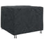 Møbelbetræk Sort 125 x 125 x 74 cm 210D Oxford Stof