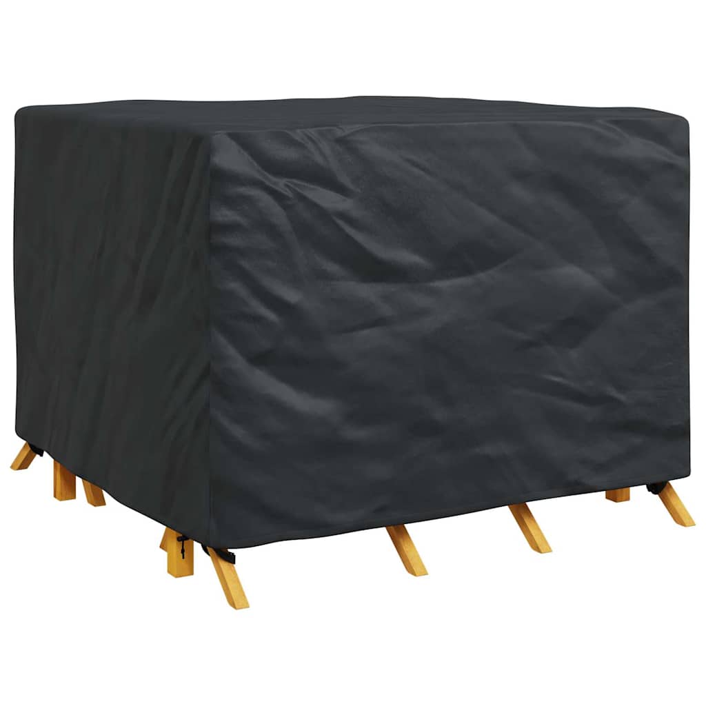 Møbelbetræk Sort 135 x 135 x 90 cm 420D Oxford stof