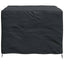 Møbelbetræk Sort 135 x 135 x 90 cm 420D Oxford stof