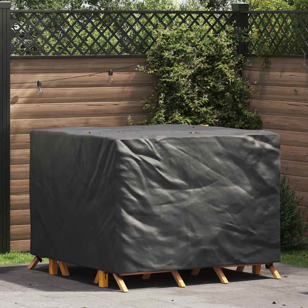 Møbelbetræk Sort 135 x 135 x 90 cm 600D Oxford Stof billede