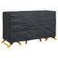 Møbelbetræk Ensfarvet Sort 180 x 70 x 90 cm 210D