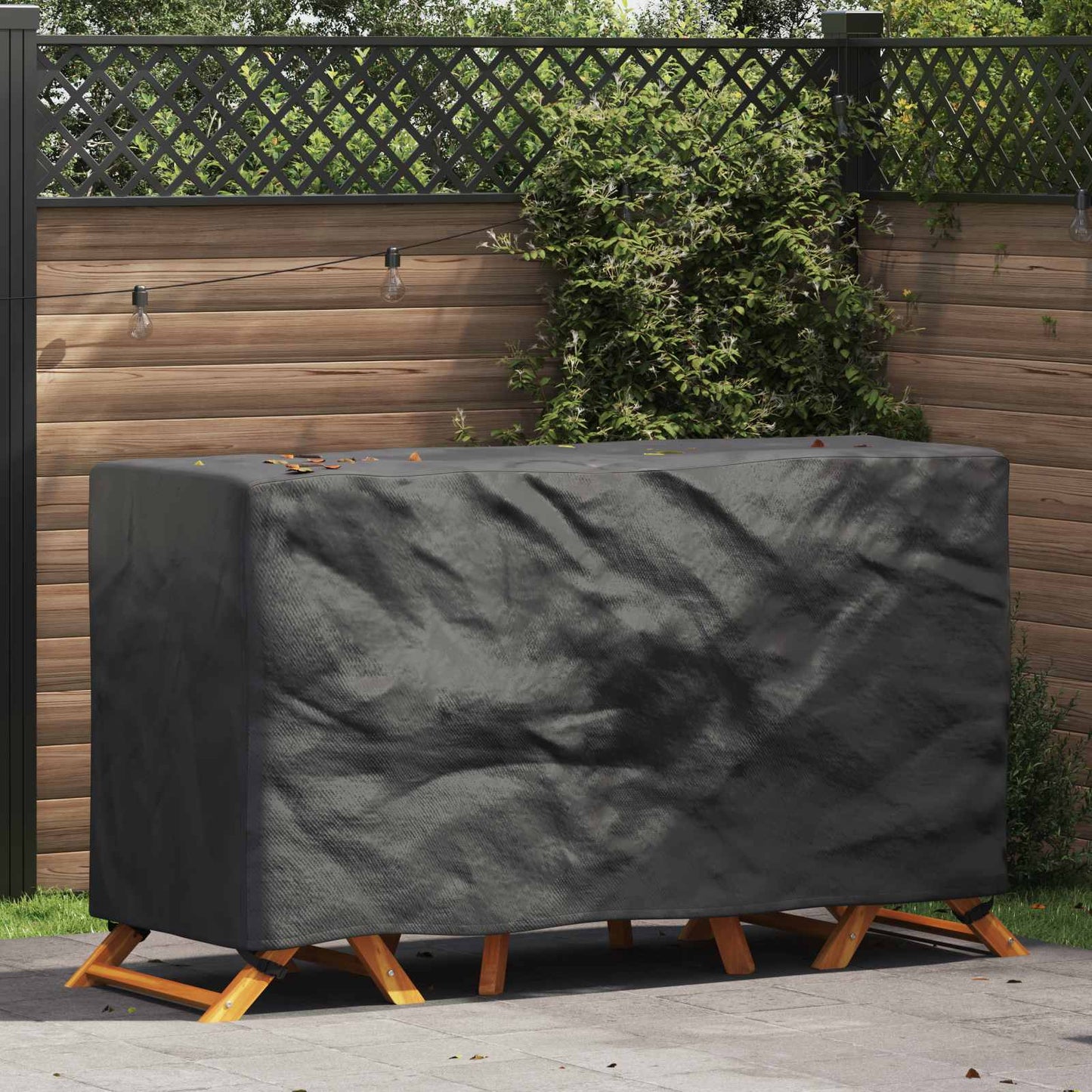 Møbelbetræk Ensfarvet Sort 180 x 70 x 90 cm 600D