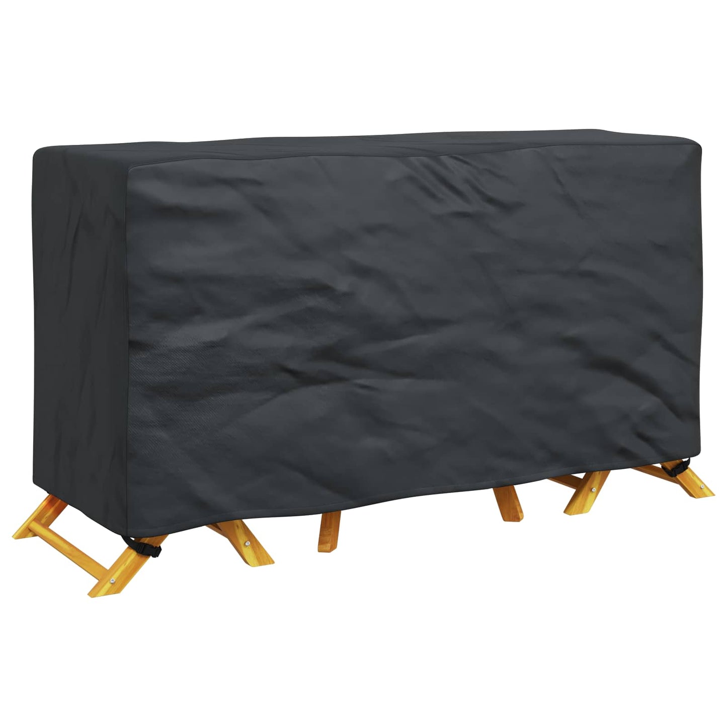 Møbelbetræk Ensfarvet Sort 180 x 70 x 90 cm 600D