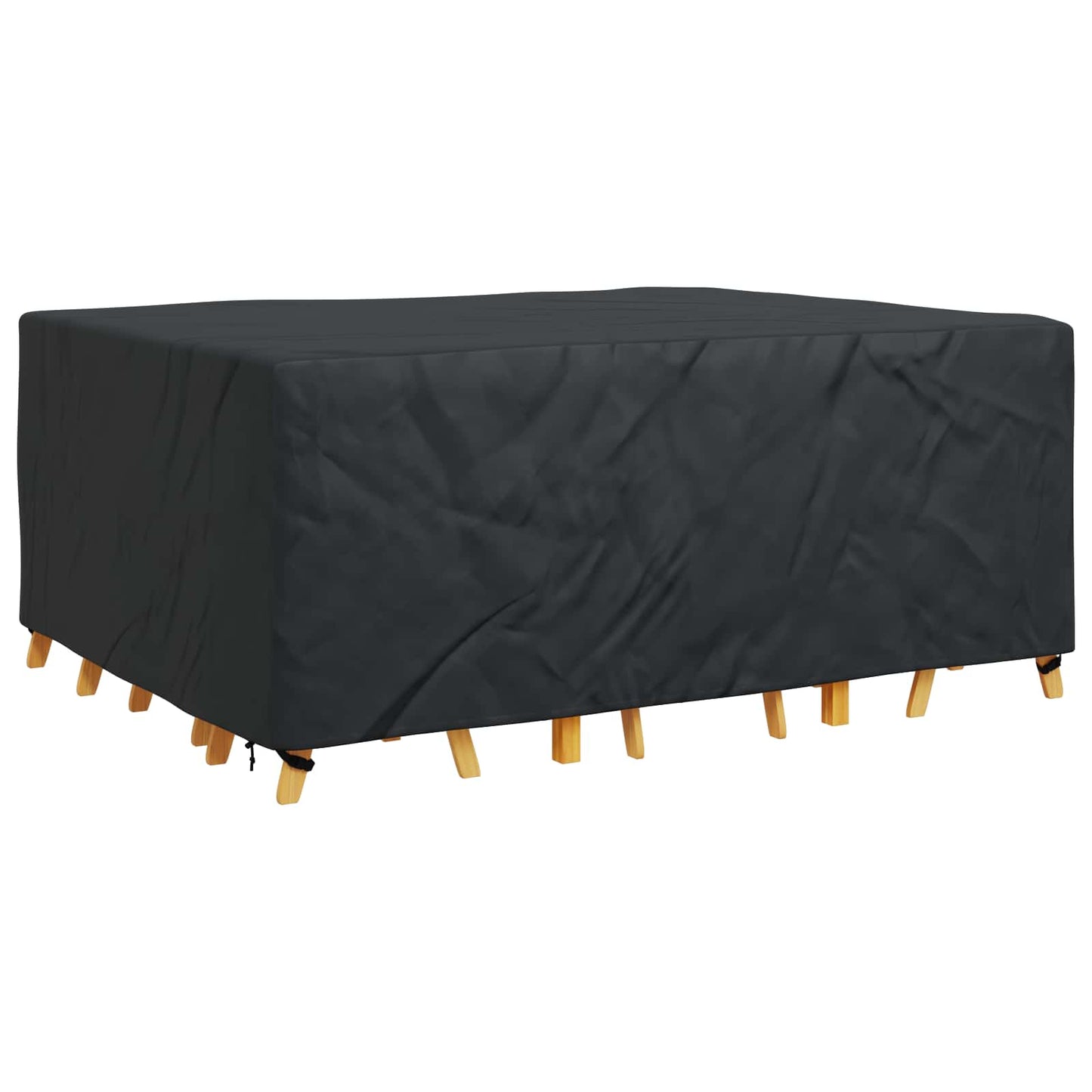 Møbelbetræk Ensfarvet Sort 220 x 190 x 85 cm 210D