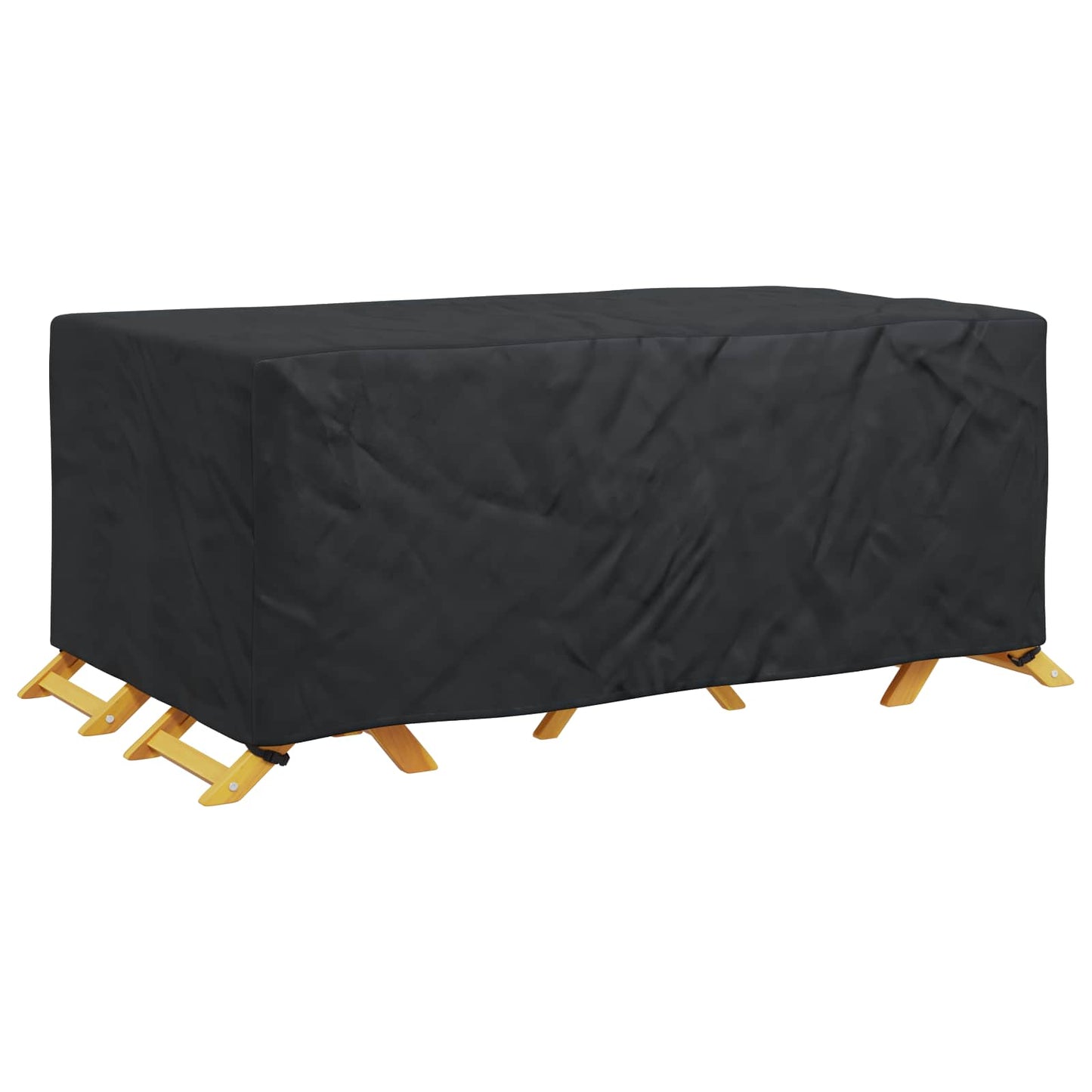 Møbelbetræk Ensfarvet Sort 240 x 140 x 90 cm 210D
