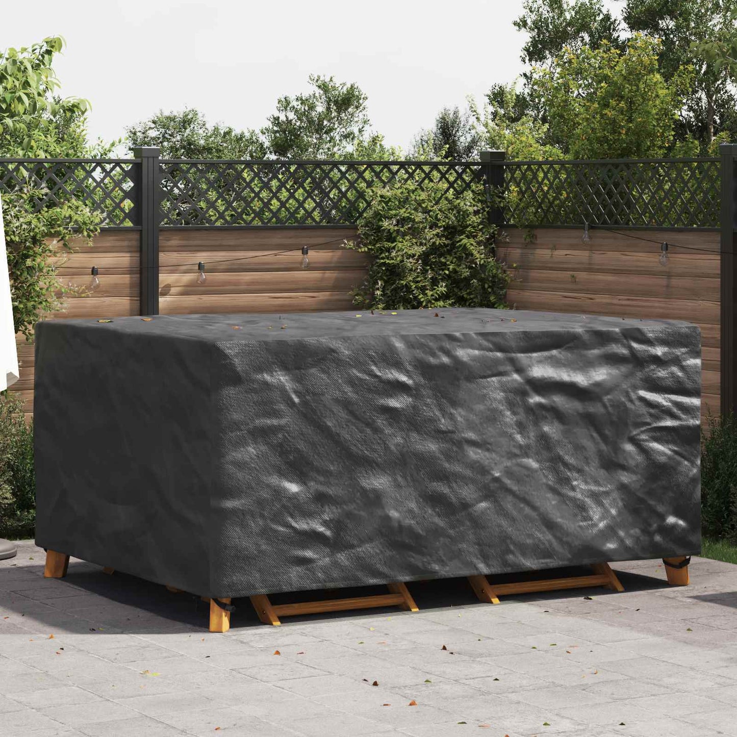 Møbelbetræk Ensfarvet Sort 240 x 160 x 100 cm 210D