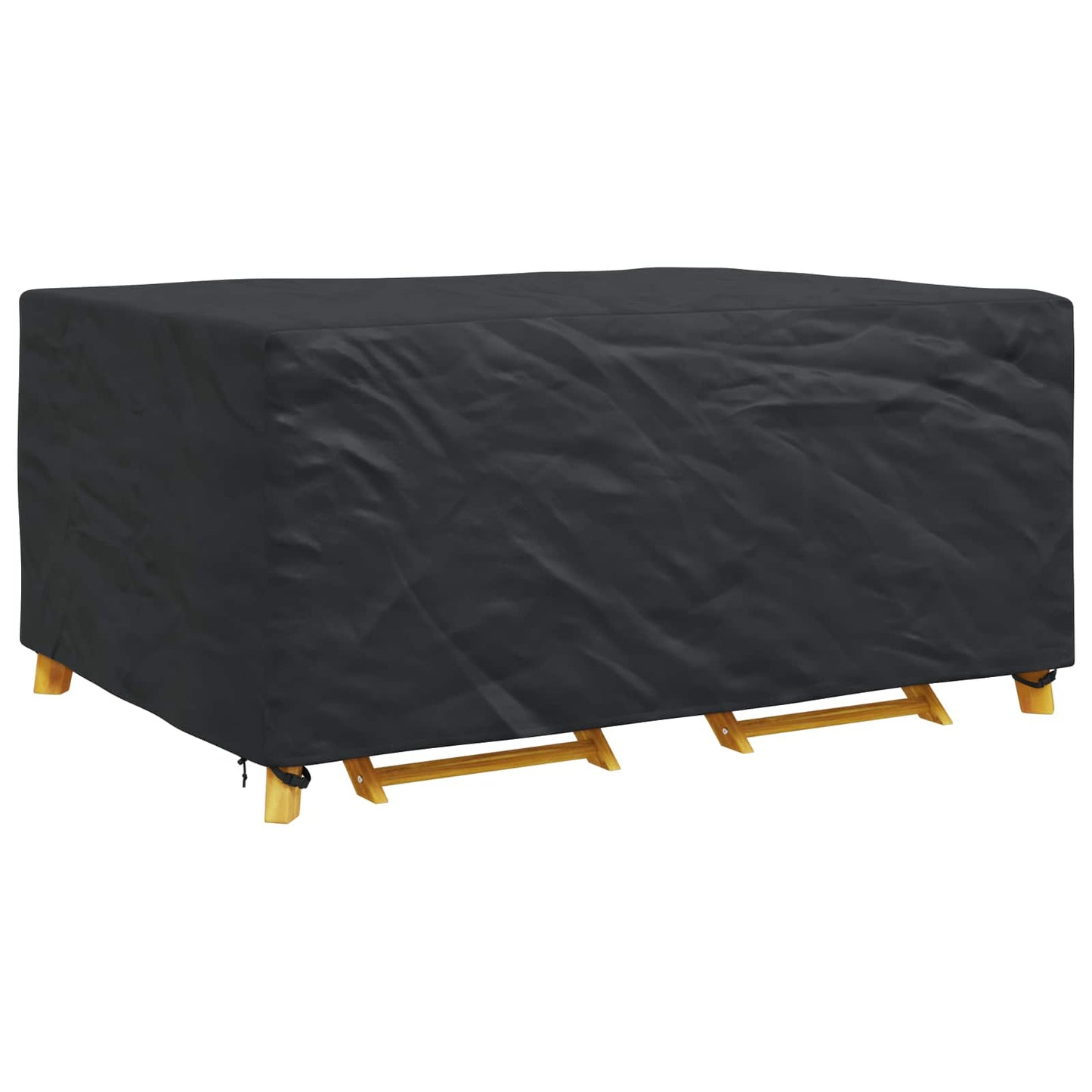 Møbelbetræk Ensfarvet Sort 240 x 160 x 100 cm 600D