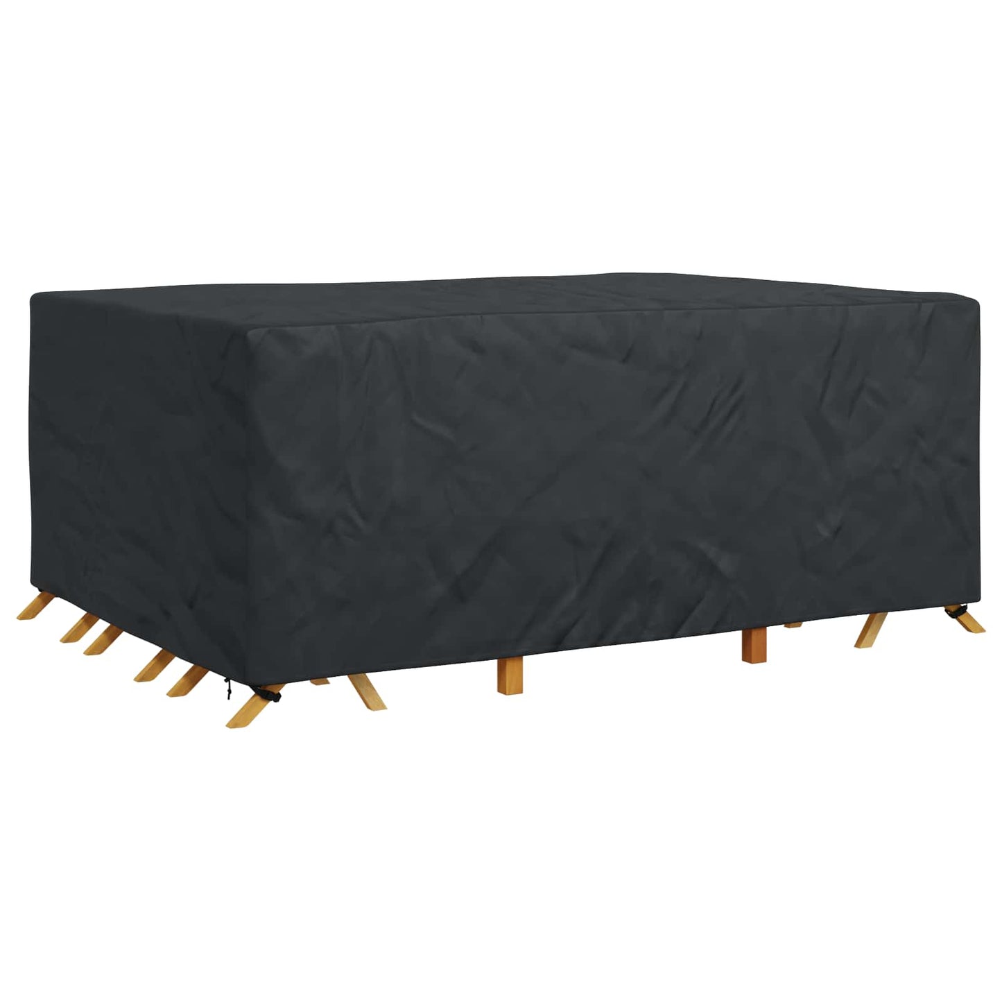 Møbelbetræk Ensfarvet Sort 280 x 204 x 106 cm 210D