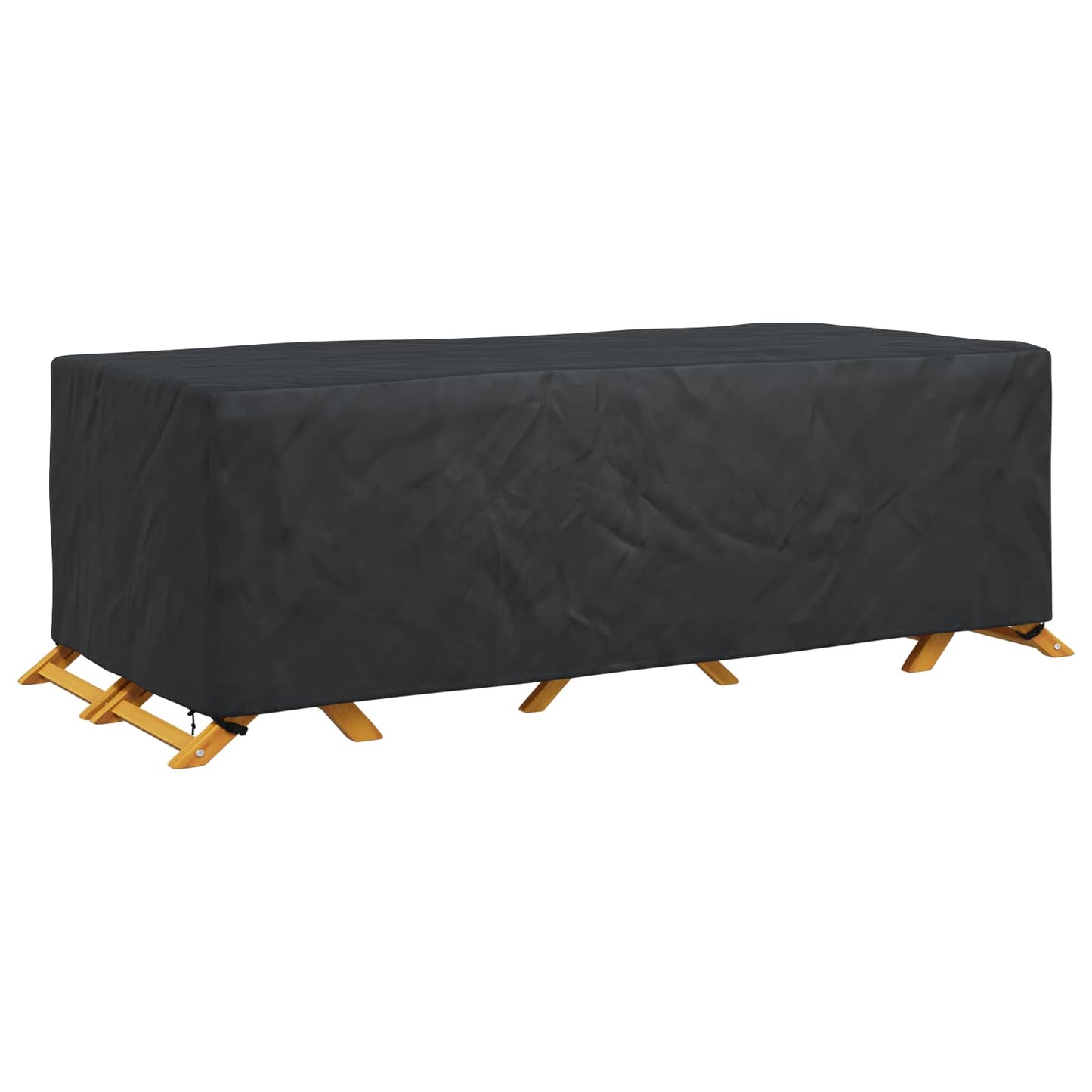 Møbelbetræk Ensfarvet Sort 300 x 140 x 90 cm 210D