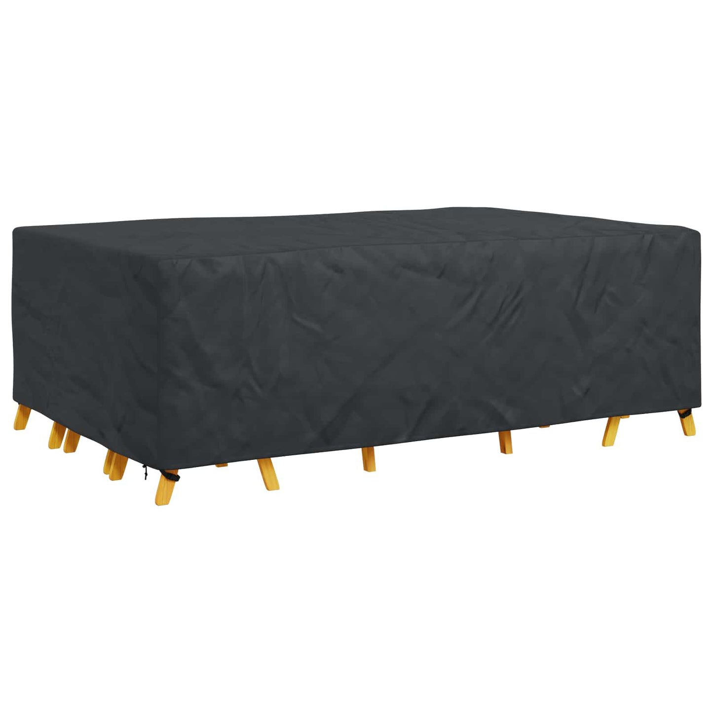 Møbelbetræk Ensfarvet Sort 300 x 200 x 90 cm 210D