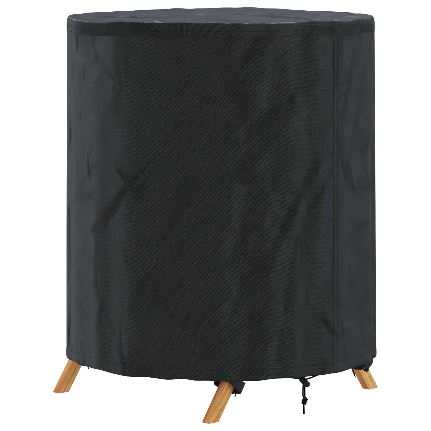 Borddække Ensfarvet Sort 62 x 62 x 70 cm Stof