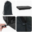 Brændestabelafdækning Sort 61 x 122 x 106 cm 210D Oxford Stof
