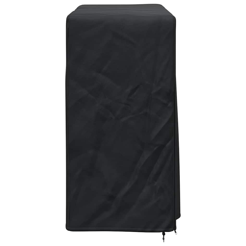 Brændestabelafdækning Sort 61 x 122 x 106 cm 210D Oxford Stof
