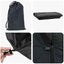 Brændestabelafdækning 61 x 122 x 106 cm 420D Oxford stof Sort