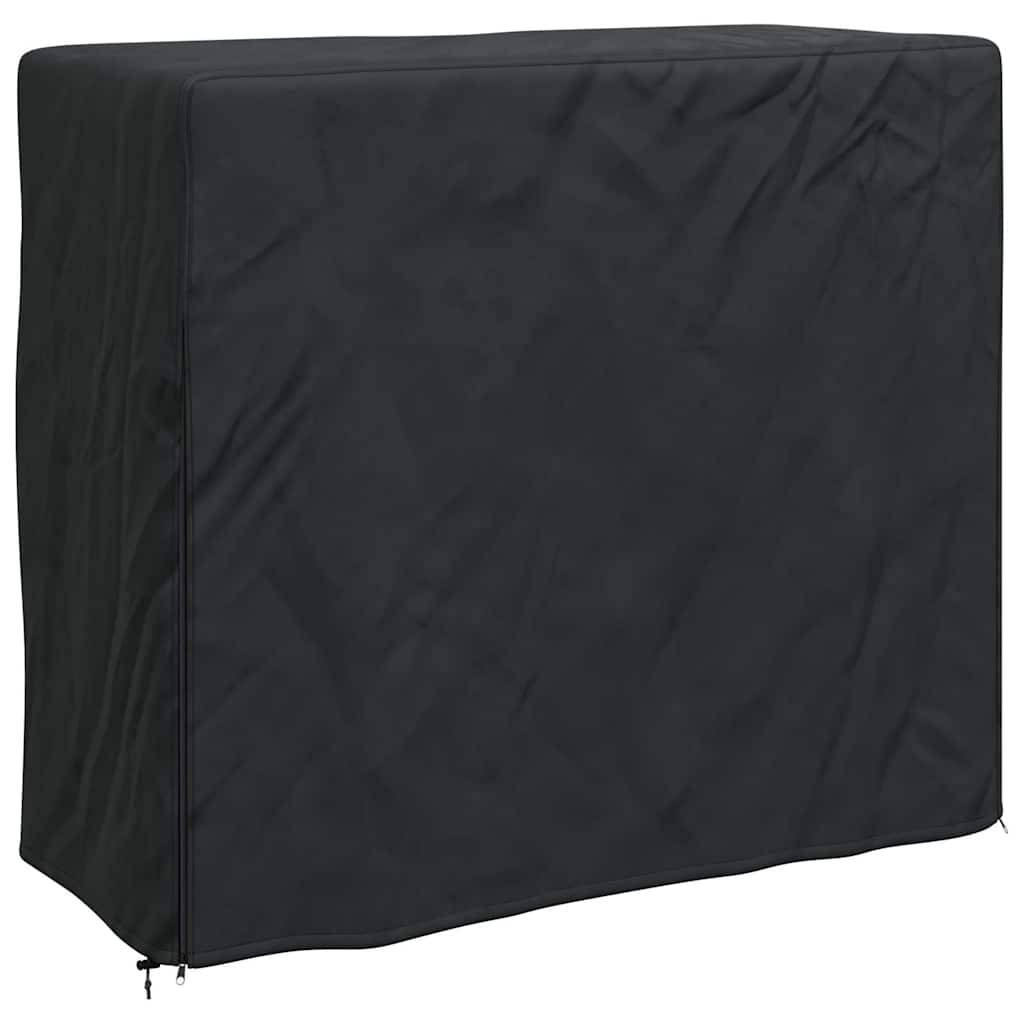 Brændestabelafdækning Sort 61 x 122 x 106 cm 420D Oxford stof
