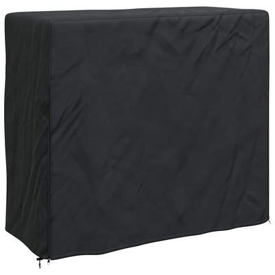 Brændestabelafdækning Sort 61 x 122 x 106 cm 420D Oxford stof