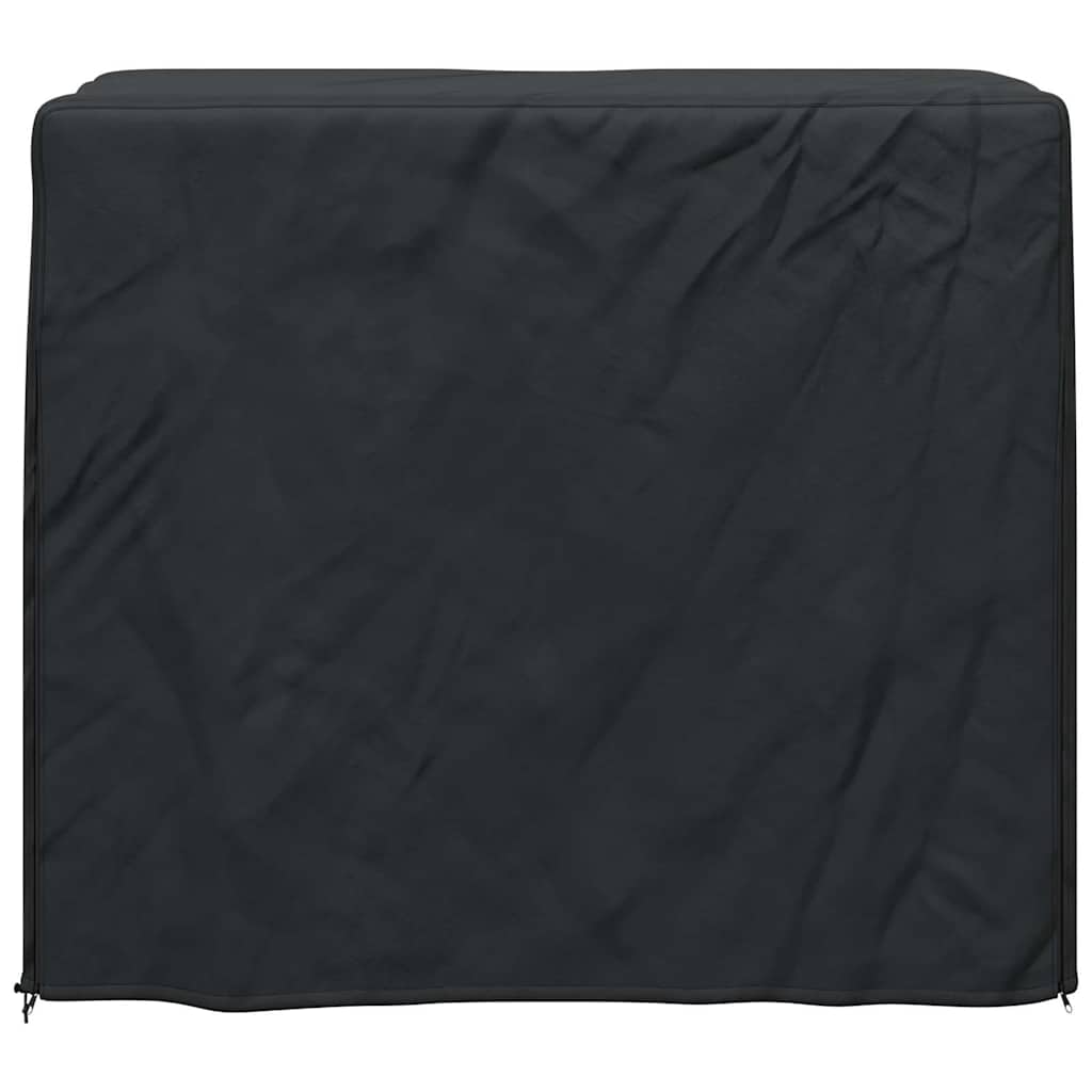 Brændestabelafdækning Sort 61 x 122 x 106 cm 420D Oxford stof