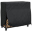 Brændestabelafdækning Sort 61 x 122 x 106 cm 420D Oxford stof