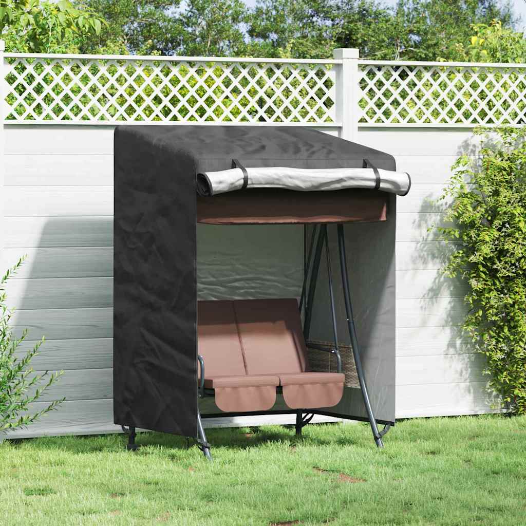 Overtræk til udendørs gynge 120 x 90 x 155 cm 420D Oxford Stof billede
