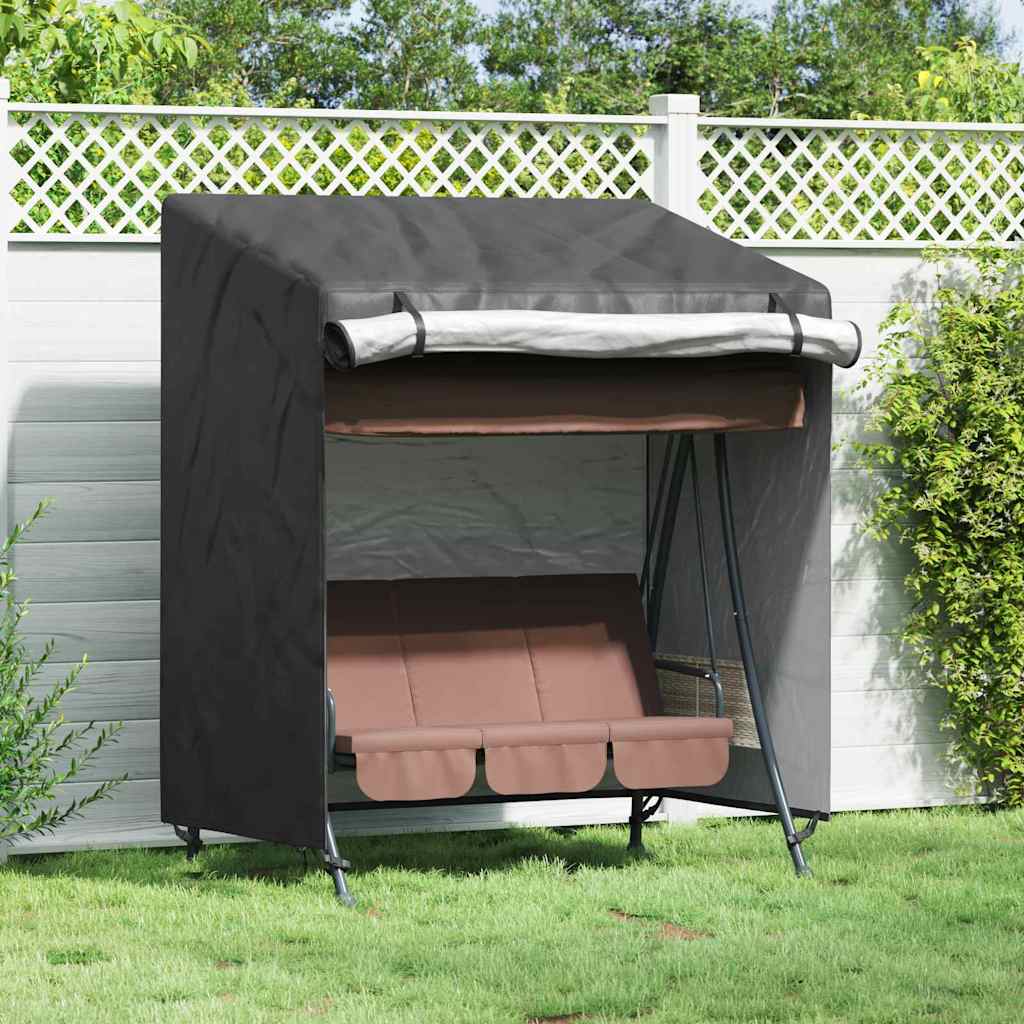 Overtræk til udendørs gynge 135 x 100 x 165 cm 420D Oxford Stof billede
