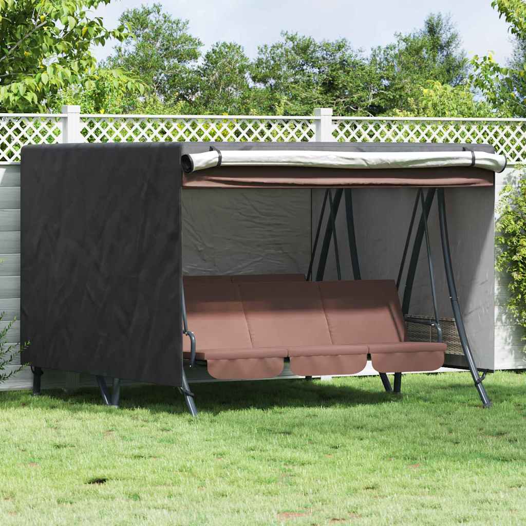 Overtræk til udendørs gynge 250 x 250 x 160 cm 600D Oxford Stof billede