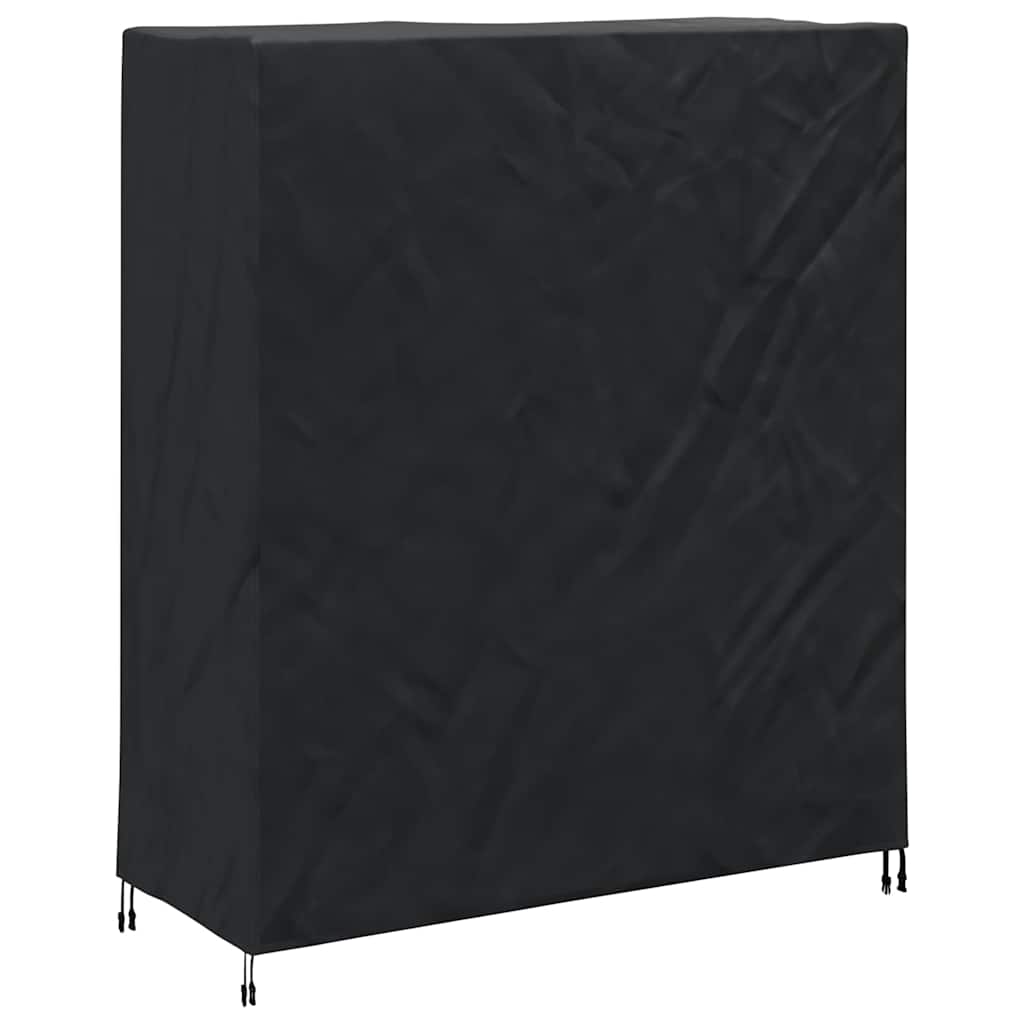 Pingpong borddække Ensfarvet Sort 165 x 70 x 185 cm Stof