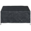 Havebænkkappe Sort 165 x 70 x 65 / 94 cm 210D Oxford Stof