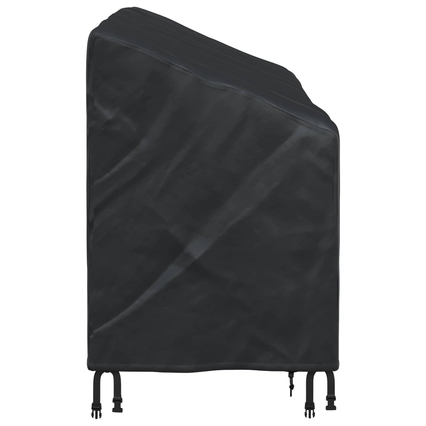 Havebænkkappe Sort 165 x 70 x 65 / 94 cm 420D Oxford Stof