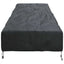 Udendørs møbelovertræk Sort 210 x 80 x 75 cm 210D Oxford Stof