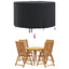 Møbelbetræk Sort 102 x 102 x 71 cm 420D Oxford Stof