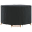 Møbelbetræk Sort 128 x 128 x 71 cm 210D Oxford Stof