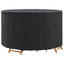 Møbelbetræk Sort 157 x 157 x 71 cm 600D Oxford Stof