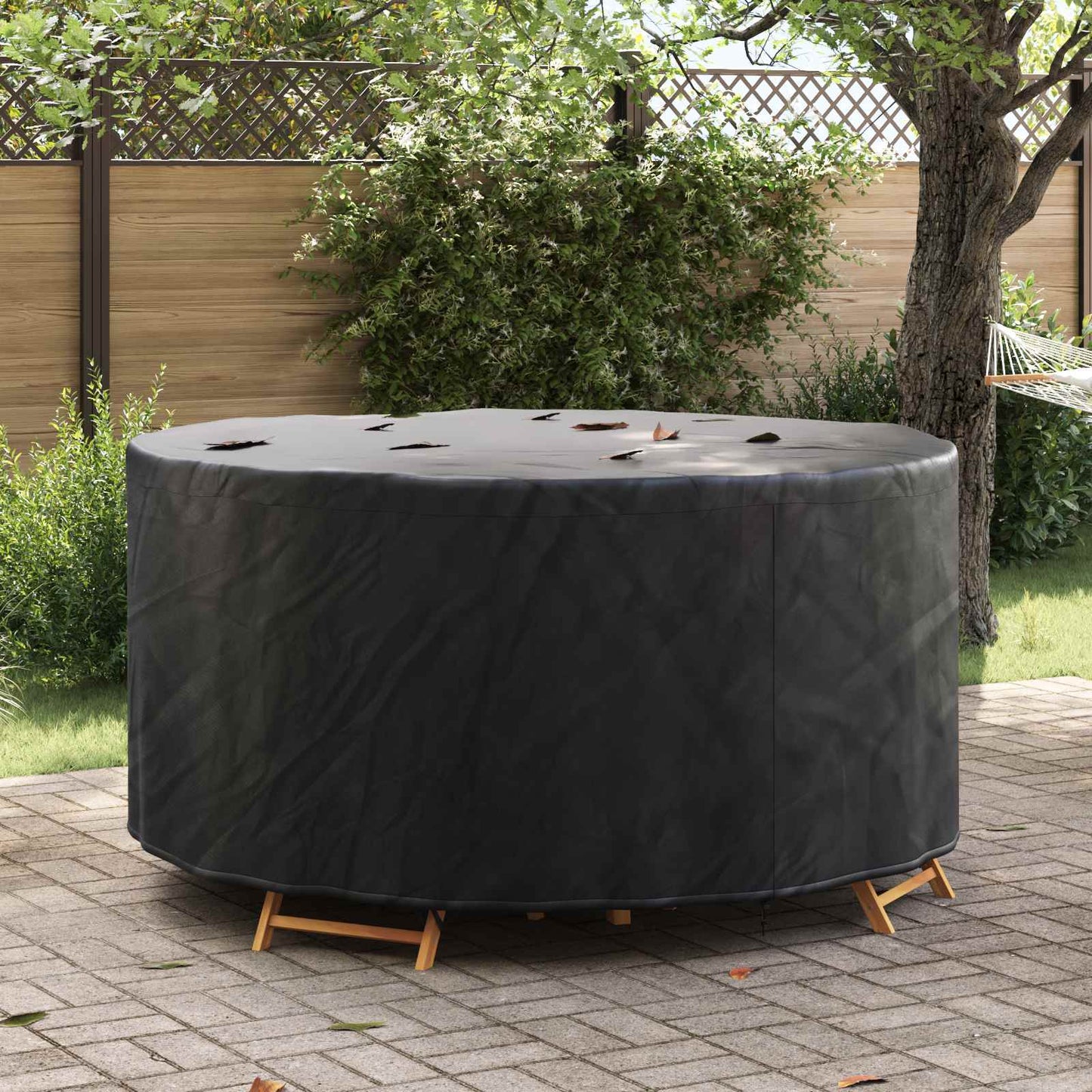 Møbelbetræk Sort 182 x 182 x 85 cm 420D Oxford Stof