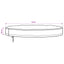 Udendørs Borddække Sort 72 x 72 x 10 cm 420D Oxford Stof